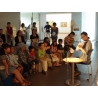中井亜沙子さんによる自作「もりはおおさわぎ」の読み聞かせ