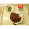 11月14日　ハヤシライス　きゅうりの酢の物　牛乳