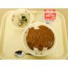 10月16日　キーマカレー　ほうれん草のサラダ　牛乳