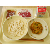 9月10日　冷やしうどん　野菜かき揚げ　チョコクレープ　牛乳