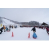 雪中ボブスレー