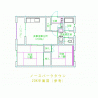 ノースパークタウン2DK平面図（参考）