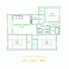 ノースパークタウン3LDK平面図（参考）