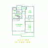ひまわり団地２DK平面図（参考）