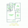 ひまわり団地２LDK平面図（参考）
