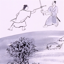 蝦夷残侠伝 さし絵
