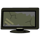 処分するテレビ