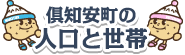 倶知安町の人口と世帯